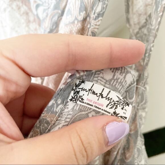 Free Poeple Mock neck Print Sleeveless Mini Dress - Picture 4 of 9